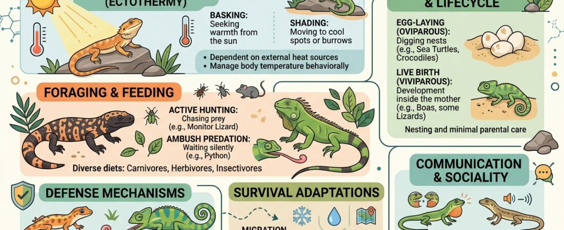 Reptile Behavior: Understanding How Reptiles Live and Survive