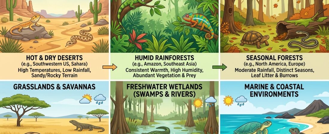 Reptile Habitat: Where Do Reptiles Live?