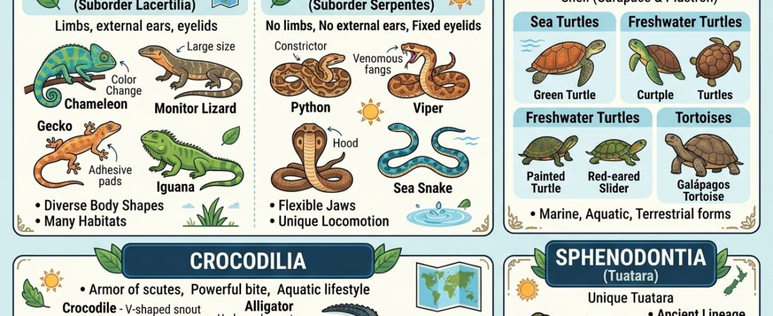Types of Reptiles: A Complete Guide to Reptile Groups and Species